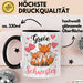 Big Sister Ältere Geschwister Schwestern Füchse Tasse Becher Geschenk Lustige Geschenkidee Spruch Big Sister Schwarz Trendation