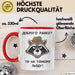 Morgen Чашка Geschenk Доброго Ранку Тонкому Льоду Подарунок Ukrainisch Rot Trendation