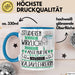 Kajaklehrerin Tasse Lustiges Geschenk Studieren Kann Wirklich Jeder Nur Die Besten Werden Kajaklehrerin Blau Trendation