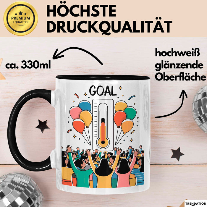 Fundraiser Tasse Geschenk Lustige Geschenkidee Spruch Für Spenden Champions Trendation