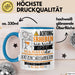 Katzencafégängerin Tasse Geschenk Lustiger Spruch Bitte Erheben Sie Sich Seine Majestät Die Katzencafégängerin Betritt Den Raum Blau Trendation