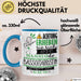 Bassgitarristin Tasse Geschenk Lustiger Spruch Bitte Erheben Sie Sich Seine Majestät Die Bassgitarristin Betritt Den Raum Blau Trendation