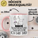 Geschenk für Tierverhaltenstherapeutin Tasse Lustige Geschenkidee Geburtstag Ich Bin Tierverhaltenstherapeutin Ich Darf Das Rosa Trendation