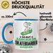 Skateboarder Geschenk Tasse So Gut Kann Nur Ein Skateboarder Aussehen Geschenkidee Kaffee-Becher Blau Trendation