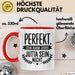 Jutta Tasse Geschenk Perfekt Sein Kann Jeder Geschenkidee Geburtstag Rot Trendation