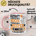 Enkel Geschenk Lustiger Spruch für Enkel Geschenkidee Bester Enkel Der Welt Rosa Trendation