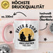 Angeln Fischer Vater Sohn Tasse Becher Geschenk Lustige Geschenkidee Spruch Vater & Sohn Angelpartner Fürs Leben Rosa Trendation