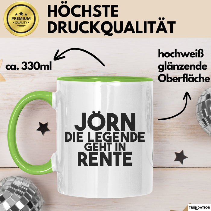 Joern Tasse Joern – Die Legende Geht In Rente Geschenk