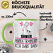 Geschenk für Hundetrainerin Tasse Lustige Geschenkidee Geburtstag Ich Bin Hundetrainerin Ich Darf Das Grün Trendation