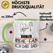 Geschenk für Indie-Fan Tasse Lustige Geschenkidee Geburtstag Ich Bin Indie-Fan Ich Darf Das Grün Trendation