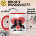 Pferd Tier Herz Tasse Geschenk Lustige Geschenkidee Spruch Rot Trendation