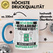 Aquarium-Hobbyist Tasse Geschenk für Aquarium-Hobbyist Geburtstag Lustiger Spruch Kaffee-Becher Was Ist Deine Superkraft Blau Trendation