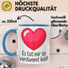 Entschuldigung Tasse Es Tur Mir So Leid Geschenkidee Sorry Becher Blau Trendation