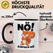 Eichhörnchen Tierliebhaber Tasse Geschenk Lustige Geschenkidee Spruch Nö Einfach Nö Schwarz Trendation