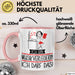 Geschenk für Musikverlegerin Tasse Lustige Geschenkidee Geburtstag Ich Bin Musikverlegerin Ich Darf Das Rosa Trendation