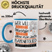 Bandmitglied Tasse Geschenk Spruch Wer Will Schon Prinzessin Sein Wenn Man Auch Bandmitglied Sein Kann Blau Trendation