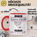 Squash-Spielerin Tasse Geschenk Ich Bin Squash-Spielerin Warum Weil Ich Es Kann Geschenkidee Geburtstag Rot Trendation