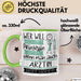 Ärztin Tasse Geschenk Spruch Wer Will Schon Prinzessin Sein Wenn Man Auch Ärztin Sein Kann Grün Trendation