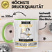 Synthesizer-Spielerin Tasse Geschenk Becher Stark Attraktiv Furchtlos Synthesizer-Spielerin Lustige Geschenkidee Grün Trendation