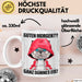 Sarkasmus Tasse Geschenk Lustiger Spruch Guten Morgen Ganz Dünnes Eis Katze Becher Weiß Trendation