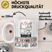 Geschenk für Programmiererin Tasse Lustige Geschenkidee Geburtstag Ich Bin Programmiererin Ich Darf Das Weiß Trendation