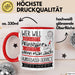 Hundegassi-Service Tasse Geschenk Spruch Wer Will Schon Prinzessin Sein Wenn Man Auch Hundegassi-Service Sein Kann Rot Trendation