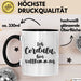 Cordula Tasse Ich Cordula, Bin Vollkommen Geschenk Schwarz Trendation