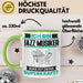 Jazz-Musiker Tasse Geschenk für Jazz-Musiker Geburtstag Lustiger Spruch Kaffee-Becher Was Ist Deine Superkraft Grün Trendation