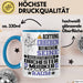 Orchestermusiker Geschenk Tasse Lustiger Spruch Erheben Sie Sich Der Orchestermusiker Betritt den Raum Blau Trendation