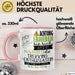 Trekking-Enthusiastin Tasse Geschenk Lustiger Spruch Bitte Erheben Sie Sich Seine Majestät Die Trekking-Enthusiastin Betritt Den Raum Rosa Trendation