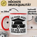 Gendern Tasse Geschenkidee Ich Gender Nicht Ich Habe Einen Schulabschluss Kaffee-Becher Rot Trendation