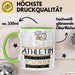 Athletin Weil Es Keinen Schöneren Beruf Gibt Tasse Geschenk für Eine Athletin Lustig Grün Trendation