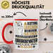 Urgroßvater Geschenk Tasse Lustiger Spruch Erheben Sie Sich Der Urgroßvater Betritt den Raum Rot Trendation