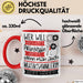 Musiksammlerin Tasse Geschenk Spruch Wer Will Schon Prinzessin Sein Wenn Man Auch Musiksammlerin Sein Kann Rot Trendation