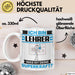 Lehrer Tasse Geschenk für Lehrer Geburtstag Lustiger Spruch Kaffee-Becher Was Ist Deine Superkraft Weiß Trendation