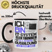IT-Systemelektroniker Ausbildung Tasse Geschenk Ich Bin IT-Systemelektroniker In Der Ausbildung Ich Darf Das Geschenkidee Spruch Schwarz Trendation
