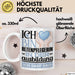 Altenpflegerin Ausbildung Start Geschenk Tasse Ich Bin Altenpflegerin In Der Ausbildung Ich Darf Das Kaffee-Becher Geschenkidee Weiß Trendation