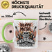 Heavy Metal Tasse Geschenkidee Gottes Entschuldigung Grün Trendation