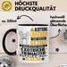 ExotischeTierhalter Geschenk Tasse Lustiger Spruch Erheben Sie Sich Der ExotischeTierhalter Betritt den Raum Schwarz Trendation