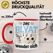 Poker Tasse Geschenk Das Blyat Wendet Sich Spruch Geschenkidee Rot Trendation
