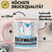 Schwager Geschenk Tasse Ich Bin Schwager Aber Sag Doch Einfach Superheld Lustige Geschenkdiee für Schwager Kaffee-Becher Rosa Trendation