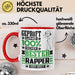 Rapper Geschenk Lustiger Spruch für Rapper Geschenkidee Bester Rapper Der Welt Rot Trendation