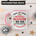 Wichtelgeschenk für 30 Euro Tasse Wichteln für Frauen Kollegen Wichtel-Tasse Schrott-Wichteln Schrottwichteln Rosa Trendation