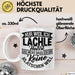Sarkastischer Spruch Tasse Geschenk für Frauen Nur Weil Ich Lächle Heißt Das Nicht Dass Ich Dir Keine Klatschen Will Kaffee-Becher Weiß Trendation
