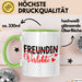 Verlobt Verlobung Verlobter Tasse Becher Geschenk Lustige Geschenkidee Spruch Verlobte Grün Trendation