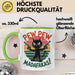 Katzen Tasse Geschenk Pew Pew Madafakas Geschenkidee Lustig Katze Grün Trendation