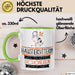 Haustiersitterin Weil Es Keinen Schöneren Beruf Gibt Tasse Geschenk für Eine Haustiersitterin Lustig Grün Trendation