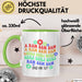 Büroarbeit Kollege Tasse Geschenk Lustige Geschenkidee Spruch Grün Trendation