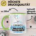 Wasserskifahrer Geschenk Tasse So Gut Kann Nur Ein Wasserskifahrer Aussehen Geschenkidee Kaffee-Becher Grün Trendation