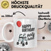 Geburtstagsfeier Tasse Geschenk Lustige Geschenkidee Spruch Alles Gute Zum Geburtstag Feier Richtig Weiß Trendation